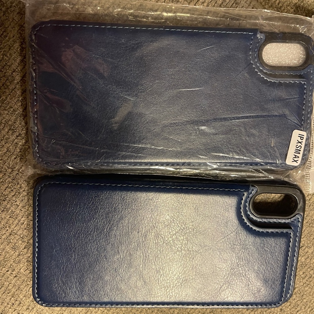 IPhone XS Max Cases-Navy Wallet Cases-lot of 2 - Picture 5 of 5